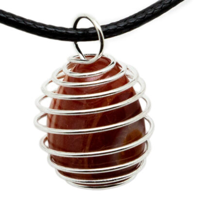 Carnelian Caged Pendant (15mm) - Image 2