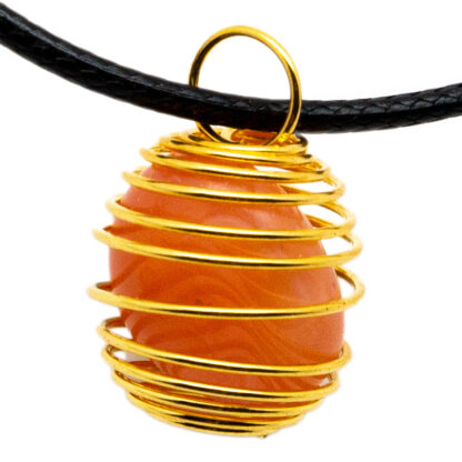 Carnelian Caged Pendant (15mm) - Image 4