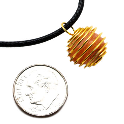 Carnelian Caged Pendant (15mm) - Image 6