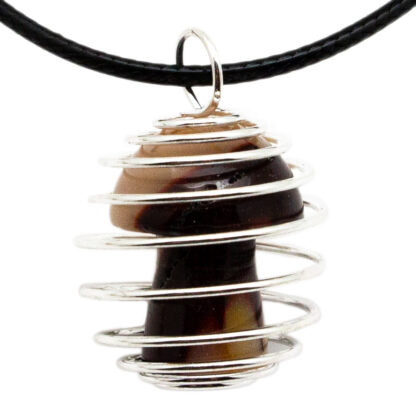 Mookaite Mushroom Caged Pendant (20mm)