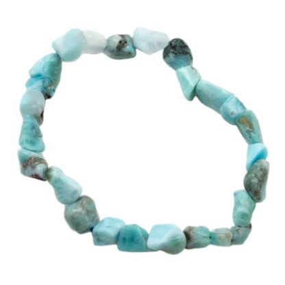 Larimar Tumbled Chip Bracelet