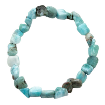 Larimar Tumbled Chip Bracelet - Image 2