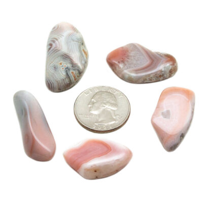 Pink Botswana Agate Tumbled (20-30mm) - Image 5