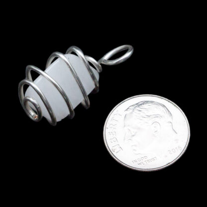 Snow Quartz Vortex Pendant (20mm) - Image 4