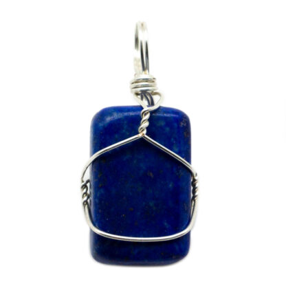 Lapis Lazuli Wire Wrapped Pendant - Image 2