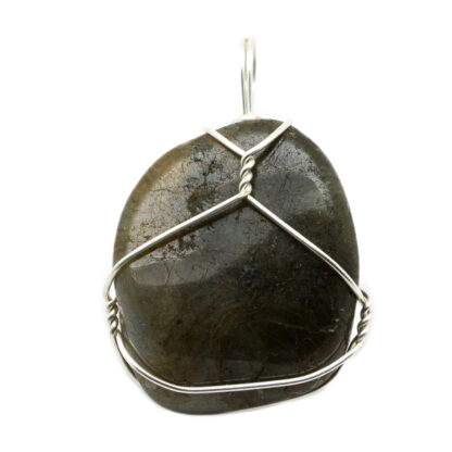 Labradorite Wire Wrapped Pendant - Image 2