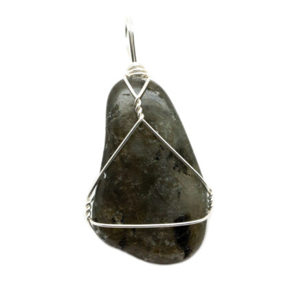 Labradorite Wire Wrapped Pendant - Image 3