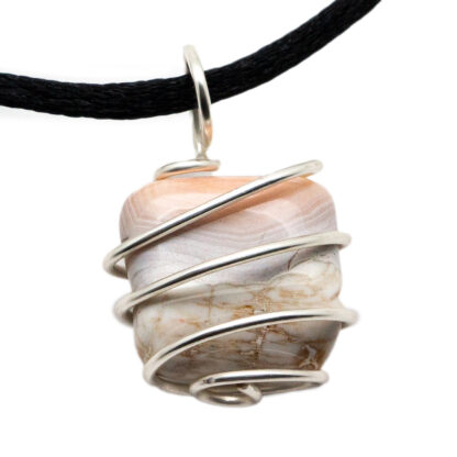 Botswana Agate Vortex Pendant (20-25mm)