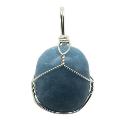 Angelite Wire Wrapped Pendant