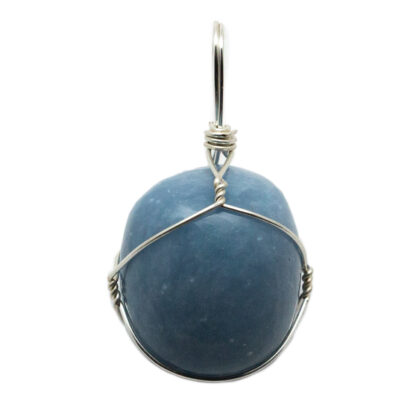 Angelite Wire Wrapped Pendant - Image 2