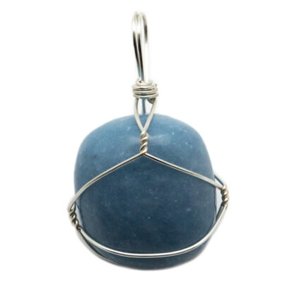 Angelite Wire Wrapped Pendant - Image 3