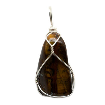 Tiger's Eye Wire Wrapped Pendant