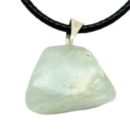 Aquamarine Tumbled Pendant (20mm) - Image 4