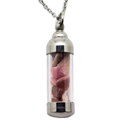 Rhodochrosite Vial Pendant - Image 2