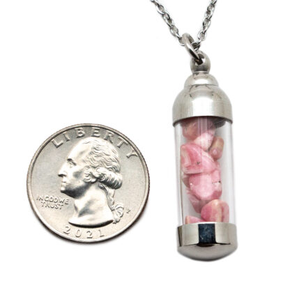 Rhodochrosite Vial Pendant - Image 4