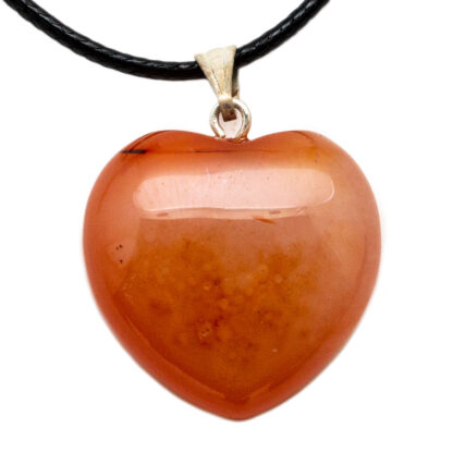 Carnelian Heart Pendant (25mm)