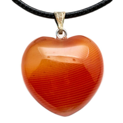 Carnelian Heart Pendant (25mm) - Image 2