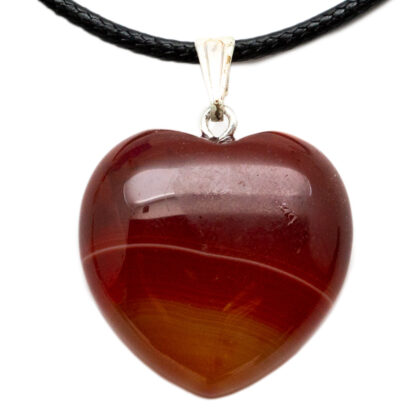 Carnelian Heart Pendant (25mm) - Image 3