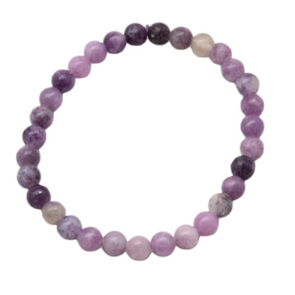 Lepidolite Bead Bracelet (6mm)