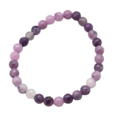 Lepidolite Bead Bracelet (6mm) - Image 2