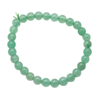 Green Aventurine Bead Bracelet (6mm) - Image 2