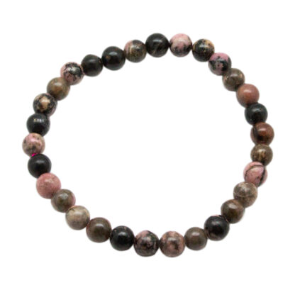 Rhodonite Bead Bracelet (6mm) - Image 3