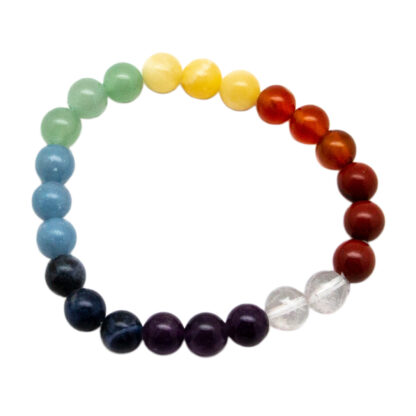 Chakra Gemstone Bead Bracelet (8mm) - Image 3