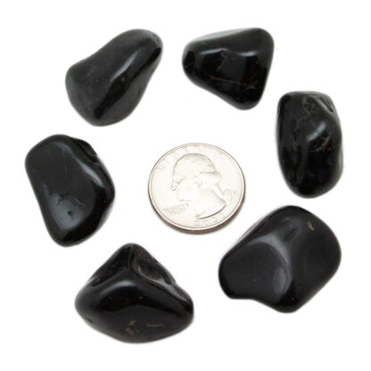 Black Onyx Tumbled Stone (20-30mm) - Image 4