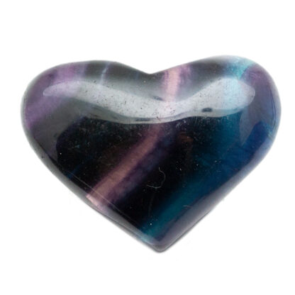 Rainbow Fluorite Heart (40-50mm) - Image 3