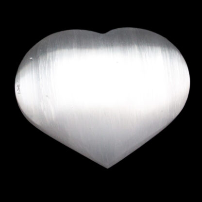 Selenite "Satin Spar" Heart (45mm)