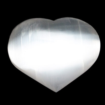 Selenite "Satin Spar" Heart (45mm) - Image 3