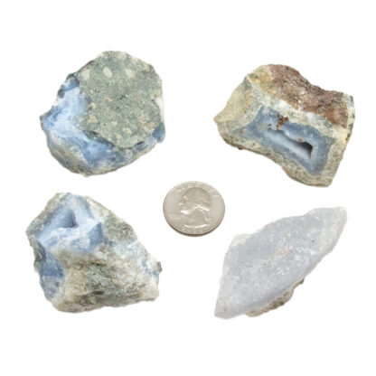 Blue Lace Agate Rough Crystal (2-2.5") - Image 5