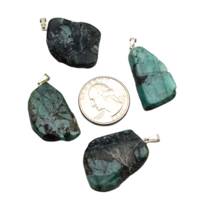 Emerald Slice Pendant (30-40mm) - Image 4