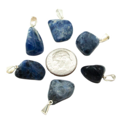 Sodalite Tumbled Pendant (15-20mm) - Image 4