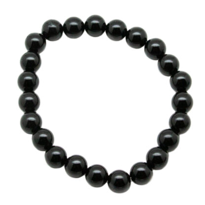 Black Onyx Bead Bracelet (8mm) - Image 3