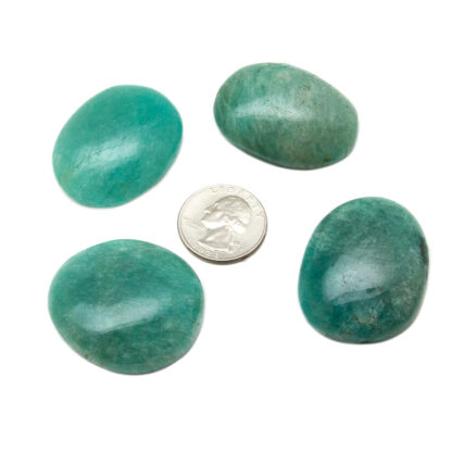 Amazonite Palm Stone (40-50mm) - Image 4