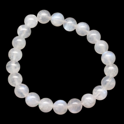 Rainbow Moonstone Bead Bracelet (8mm)