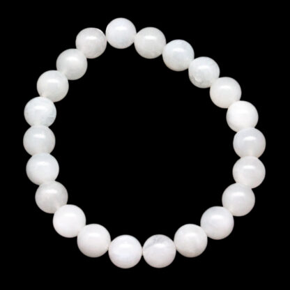 Rainbow Moonstone Bead Bracelet (8mm) - Image 2