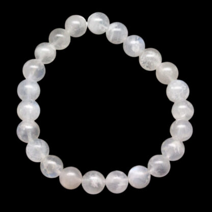 Rainbow Moonstone Bead Bracelet (8mm) - Image 3