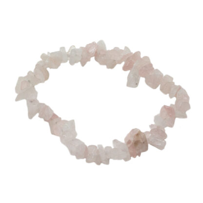 Rose Quartz Chip Bracelet