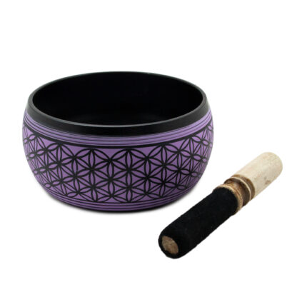 Purple Flower of Life Singing Bowl (6") - Image 2