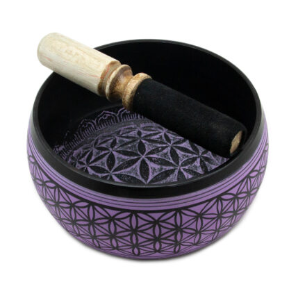 Purple Flower of Life Singing Bowl (6") - Image 3