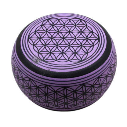 Purple Flower of Life Singing Bowl (6") - Image 4