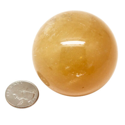 Honey Calcite Sphere (60-65mm) - Image 4