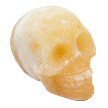 Yellow Calcite Skull (2")