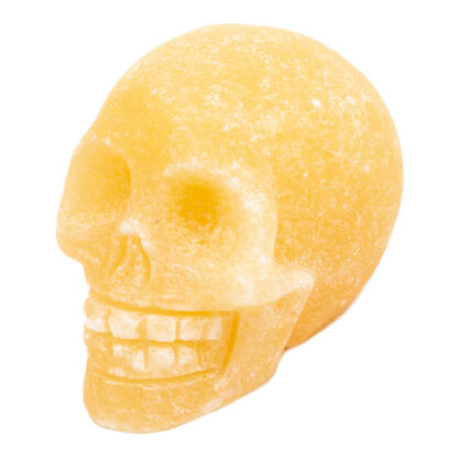 Yellow Calcite Skull (2") - Image 3