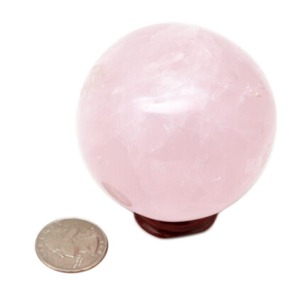 Rose Quartz Sphere (63MM) - Image 4