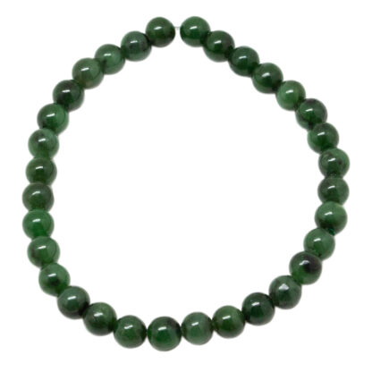 Nephrite Jade Bead Bracelet (6mm) - Image 2