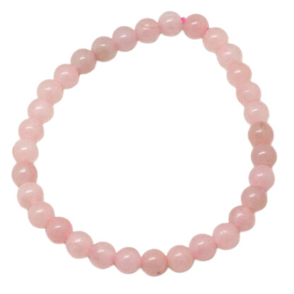 Rose Quartz Bead Bracelet (6mm) - Image 2