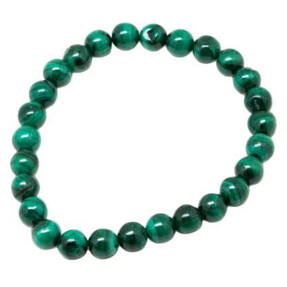 Malachite Bead Bracelet (6mm)